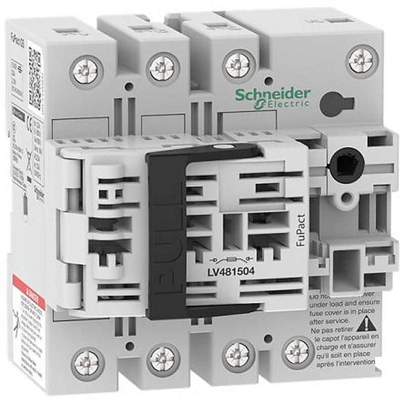 Schneider Electric Fuse Switch Disconnector, 4-Pole, 100 kA, 32A