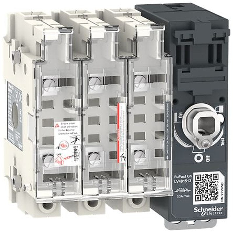 Schneider Electric Fuse Switch Disconnector, 3-Pole, 100 kA, 32A