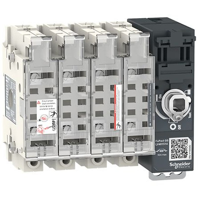 Schneider Electric Fuse Switch Disconnector, 4-Pole, 100 kA, 32A