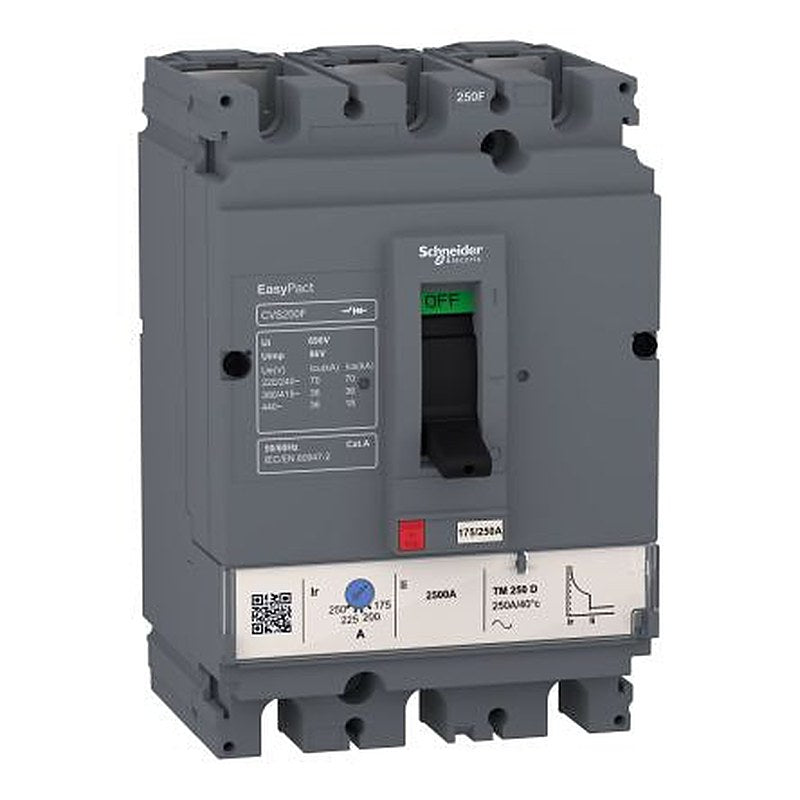 Schneider Electric EasyPact Easypact Electronic Circuit Breaker 50A 440V, Plug-in