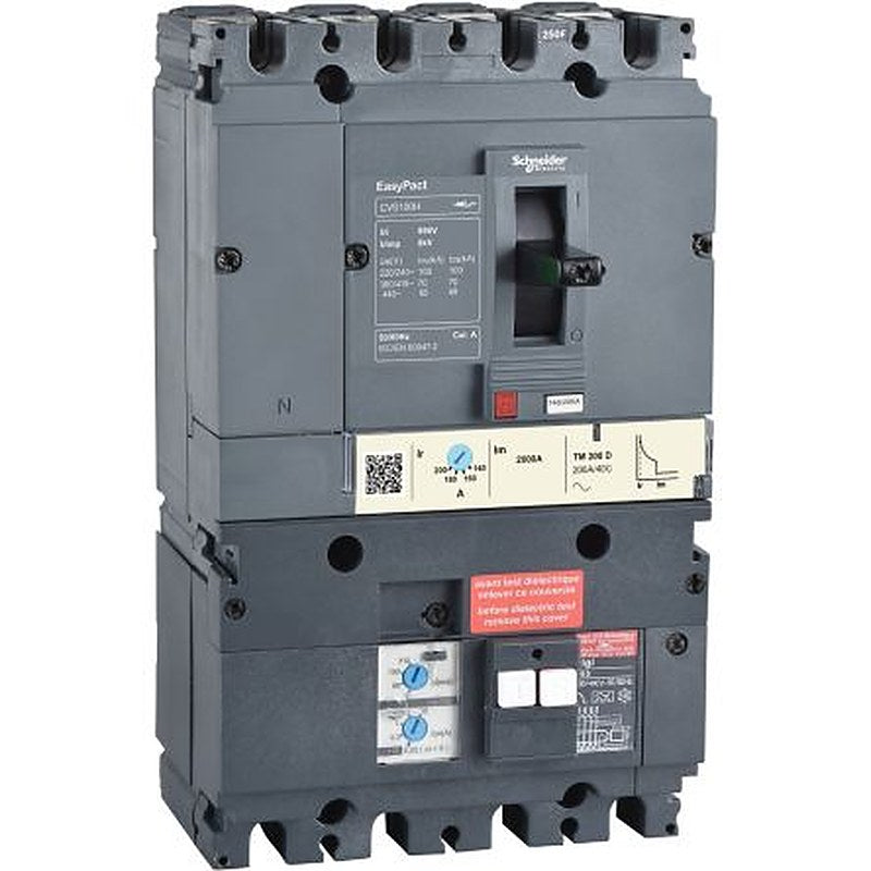 Schneider Electric EasyPact Electronic Circuit Breaker 320A, Fixed