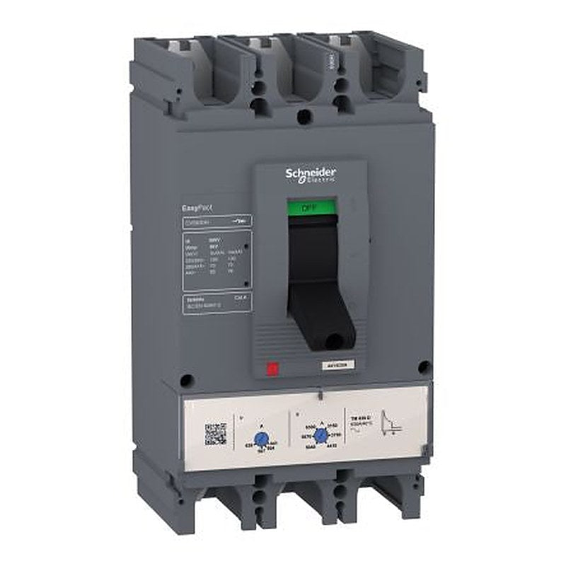 Schneider Electric EasyPact Easypact Electronic Circuit Breaker 600A 440V, Plug-in