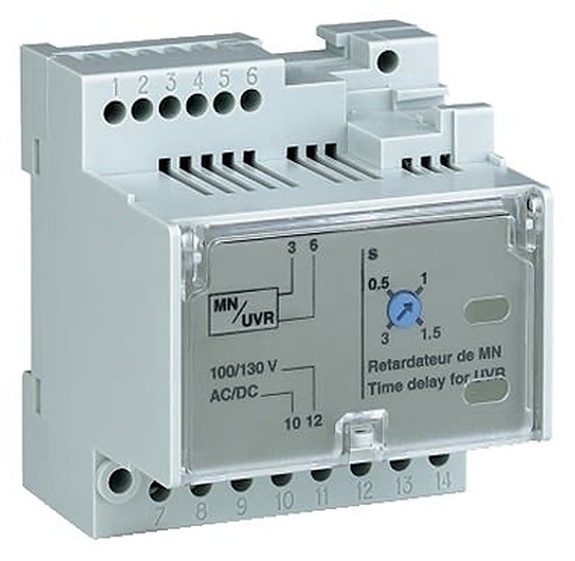 Schneider Electric Lv833681 Series Timer Relay, 130 V dc 130V ac, 0.5 to 3 s