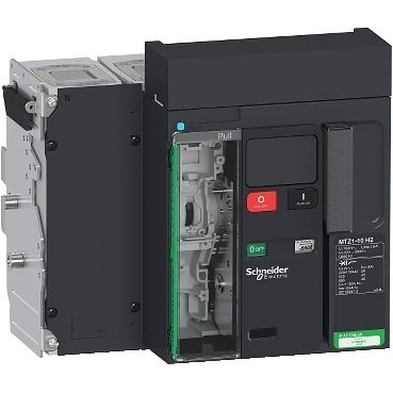 Circuit breaker frame, MasterPact MTZ1 10H2 drawout for MicroLogic X, 1000A, 50kA/415VAC (Icu), 4P (Circuit breaker frame MasterPact MTZ1 10H2 drawout for MicroLogic X) is a Schneider Electric product. Designed for reliable performance and long service life. Available across Iraq — contact us for pricing and delivery options.