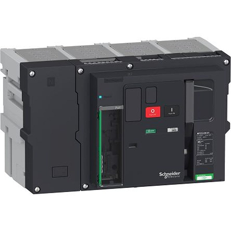 Schneider Electric, MasterPact, MTZ2 08H1 Molded Case Circuit Breaker 4-Pole 800A, Fixed