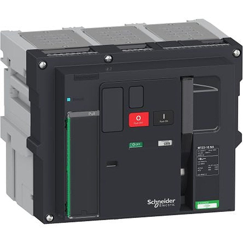 Schneider Electric, MasterPact, Masterpact MTZ2 Switch Disconnector 3-Pole 1600A, Breaking Capacity 88 kA, DIN Rail