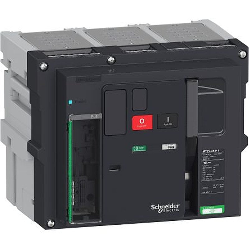 Schneider Electric, MasterPact, MTZ2 25H1 Molded Case Circuit Breaker 3-Pole 2.5kA, Fixed