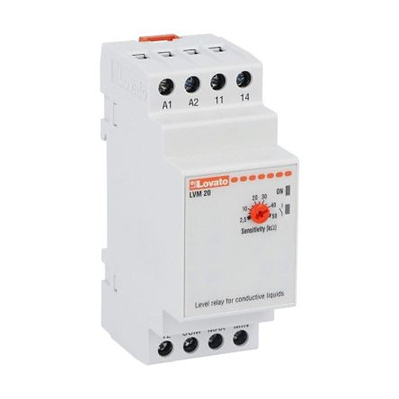 Lovato Monitoring Relay, SPDT, DIN Rail, 24V ac