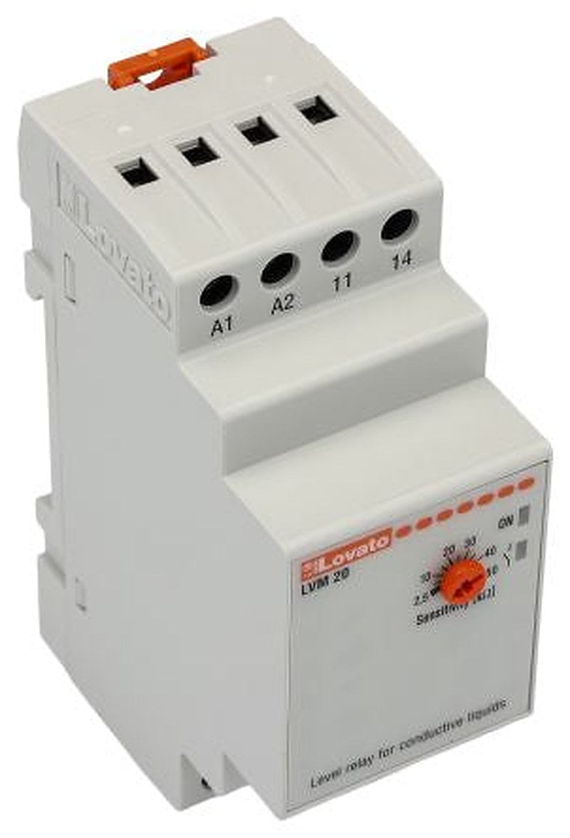 Lovato Monitoring Relay, SPDT-CO, DIN Rail, 220V ac, 240 V ac