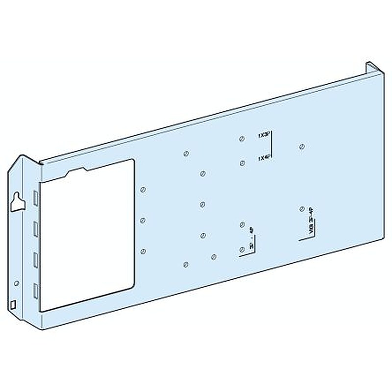 Schneider Electric PrismaSeT G Series Sheet Steel Mounting Plate for Use with PrismaSeT PrismaSeT G Enclosure 150 mm x