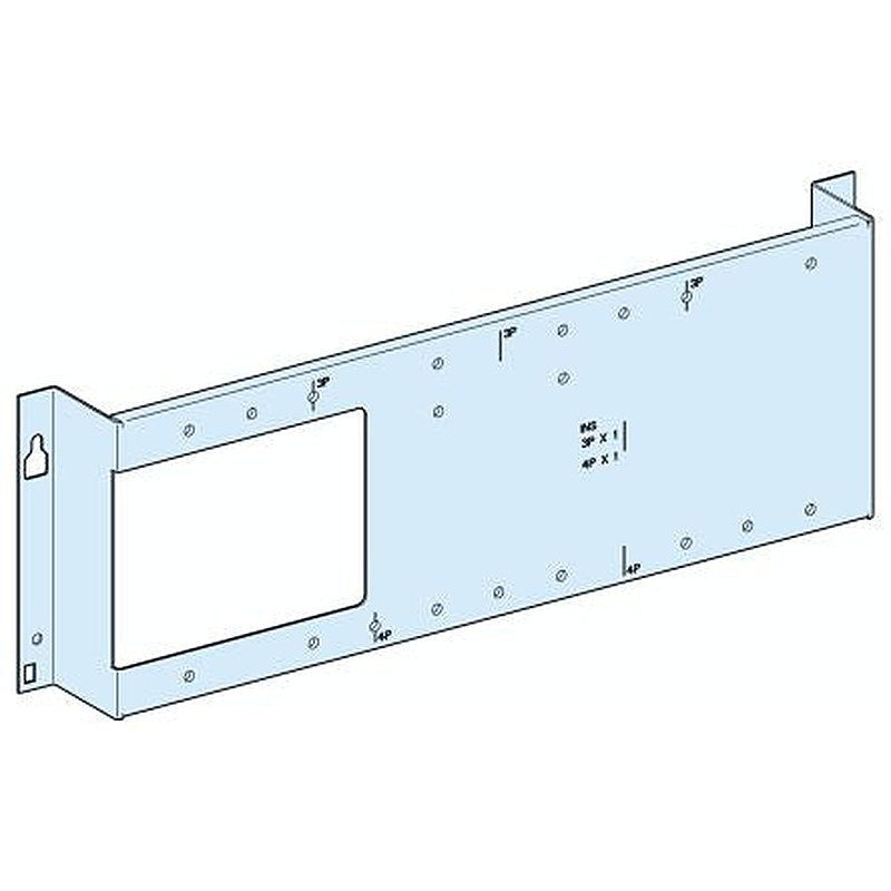 Schneider Electric LVS Series Sheet Steel Mounting Plate for Use with Enclosure x 150 mm x 600mm