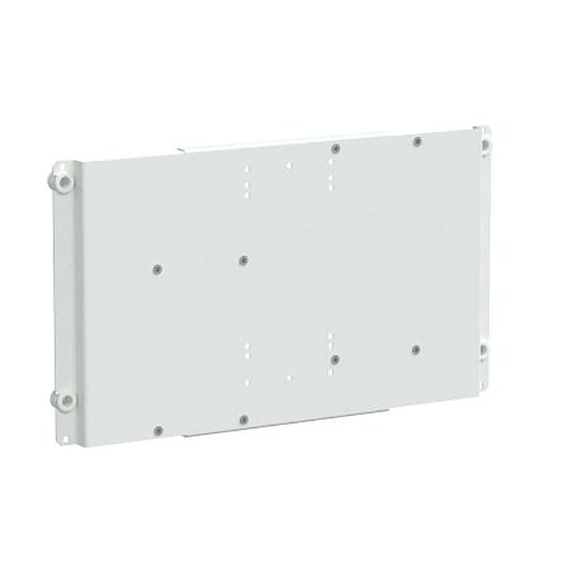 Schneider Electric Sheet Steel Matt Textured Mounting Plate, 600mm W for Use with PrismaSeT PrismaSeT G Enclosure,