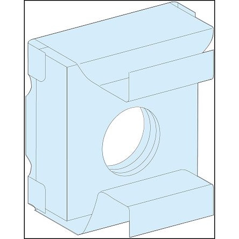 Schneider Electric PrismaSeT G Series Clip Nut for Use with PrismaSeT P Cubicle, PrismaSeT G Mounting Plate