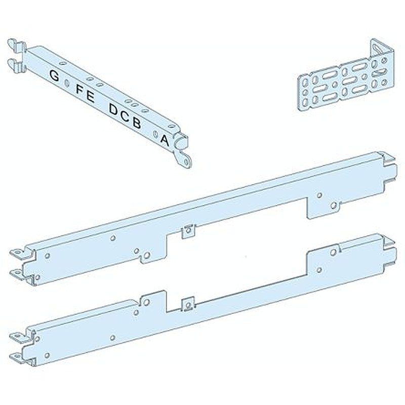 Schneider Electric PrismaSeT P Series Sheet Steel Mounting Plate for Use with PrismaSeT G Enclosure, PrismaSeT P Cubicle
