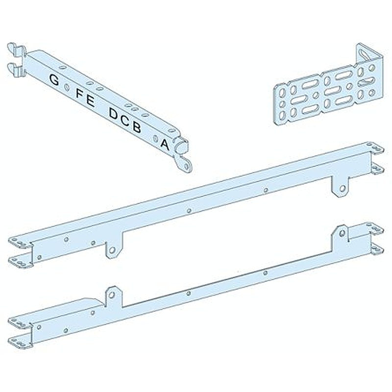 Schneider Electric PrismaSeT P Series Sheet Steel Mounting Plate for Use with PrismaSeT P Cubicle, PrismaSeT G Enclosure