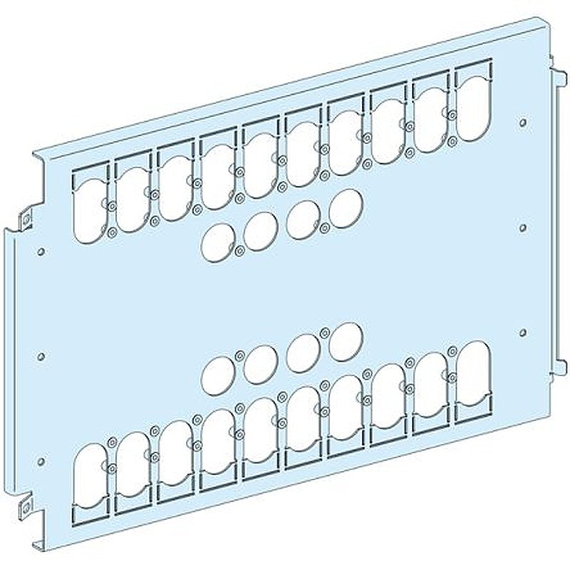 Schneider Electric PrismaSeT P Series Sheet Steel Mounting Plate for Use with PrismaSeT P Cubicle, PrismaSeT G Enclosure