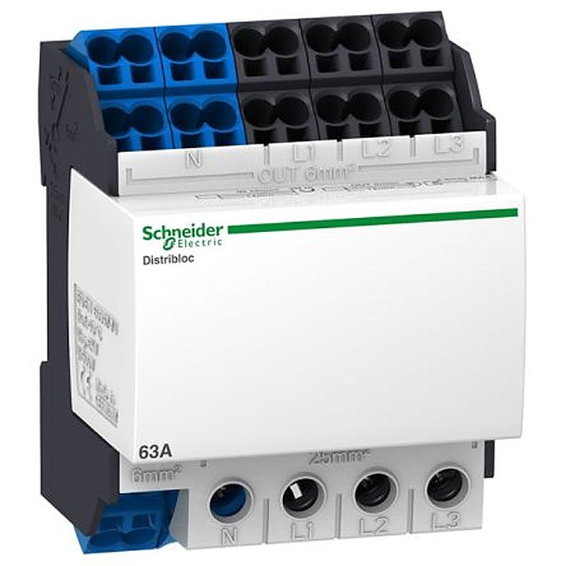 Schneider Electric Distribution Block, 440V, 63A