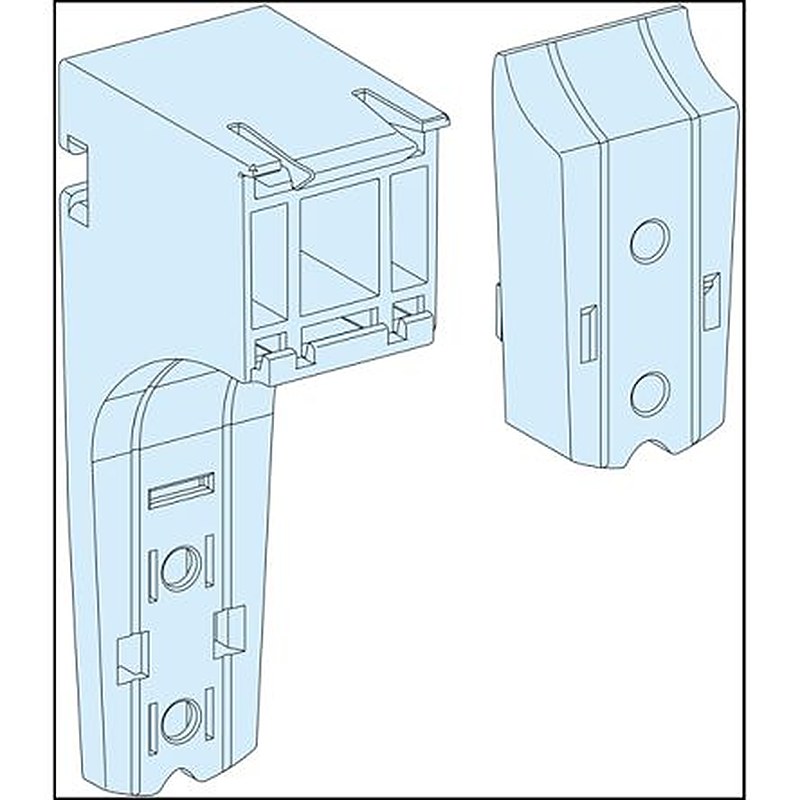 Schneider Electric PrismaSeT G Series Plastic Cable Trunking for Use with PrismaSeT G Cable Trunking 80 mm x 80 mm x