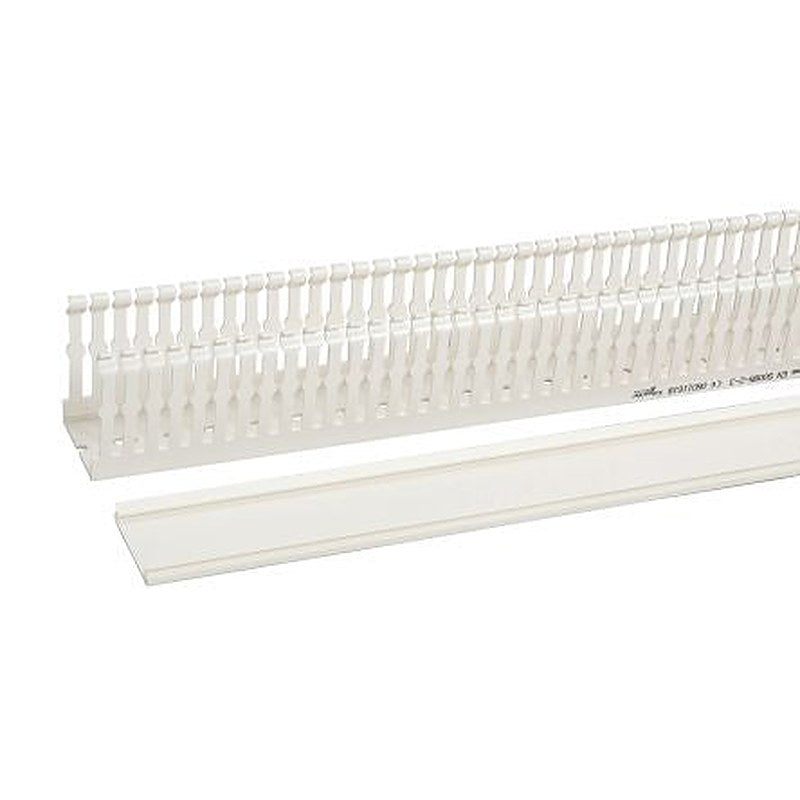 Schneider Electric LVS White, W80mm x D60 mm, L2000 mm, Plastic