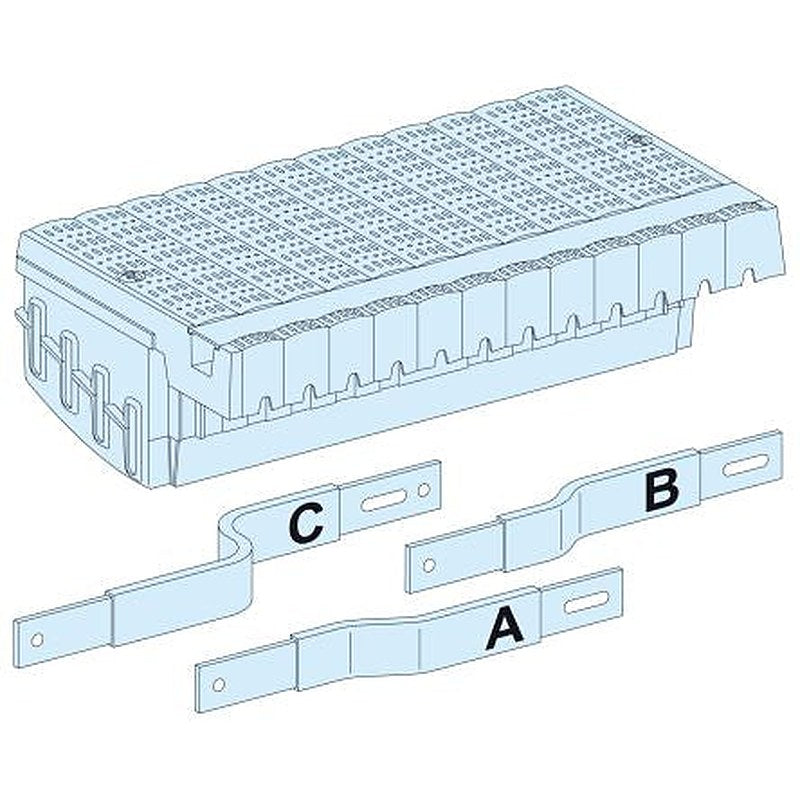 Schneider Electric Linergy Series Power Distribution Block for Use with PrismaSeT PrismaSeT P Cubicle 132 mm x 440 mm x