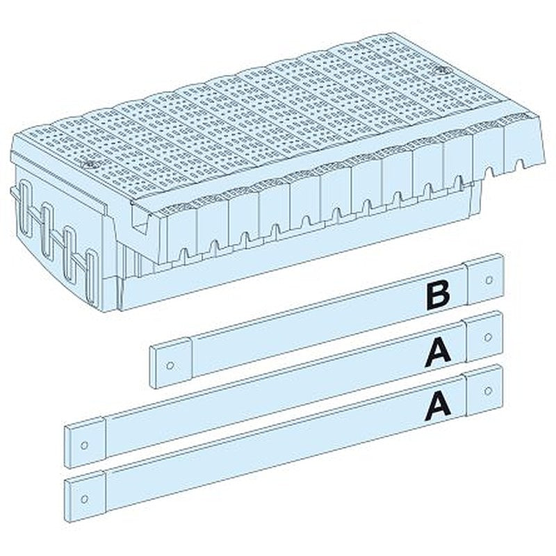 Schneider Electric PrismaSeT P Series Power Distribution Block x 440 mm x 235mm