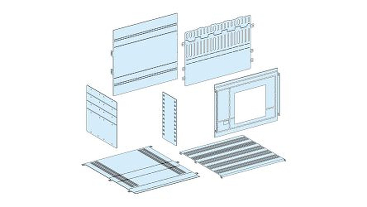 Schneider Electric LVS Series Steel Cover for Use with PrismaSeT P Framework 300 mm x 300 mm x 575mm