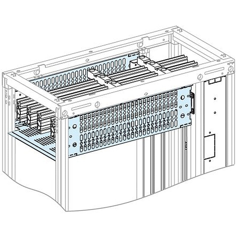 Schneider Electric Matt, Textured Cover, 800mm W, 150 mm L for Use with PrismaSeT PrismaSeT P Framework