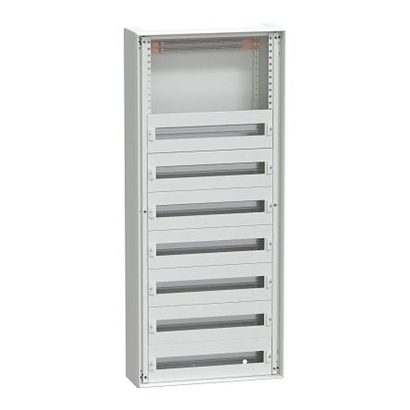 Schneider Electric PrismaSeT G Series White Metal General Purpose Enclosure, IP30, IK07, IK08 595 mm, 1380 mm, 205 mm