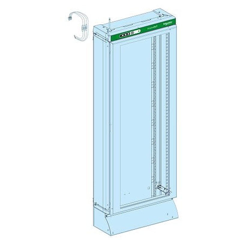 Schneider Electric PrismaSeT Series Sheet Steel 2-Door Floor Standing Enclosure, Opaque Door, IP30, IP41, IP40, IP43 205