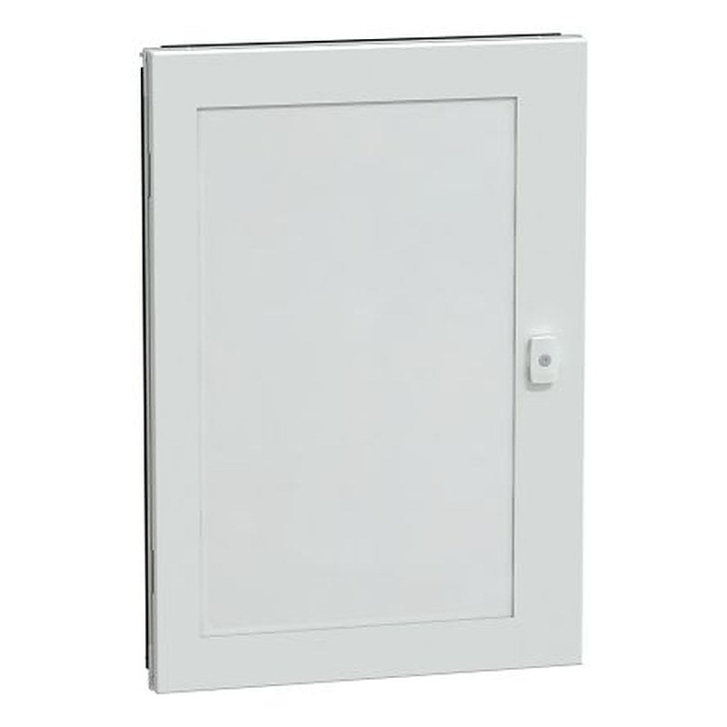 Schneider Electric LVS08 Series Lockable Glass, Steel Black RAL 9003 Single Door, 600 mm H, 850mm W, 26 mm D, 26 mm L
