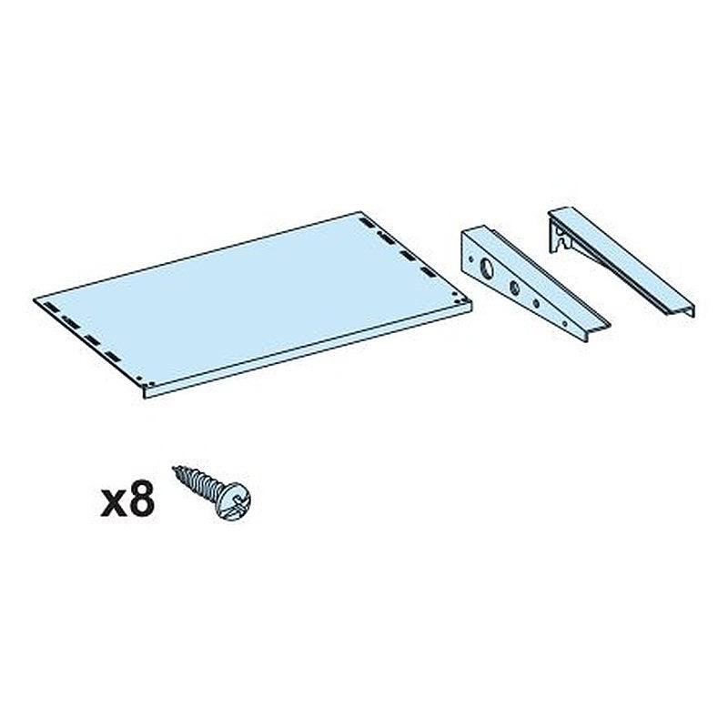 Schneider Electric PrismaSeT G Series Sheet Steel Canopy for Use with PrismaSeT PrismaSeT G Enclosure 55 mm x 600 mm x