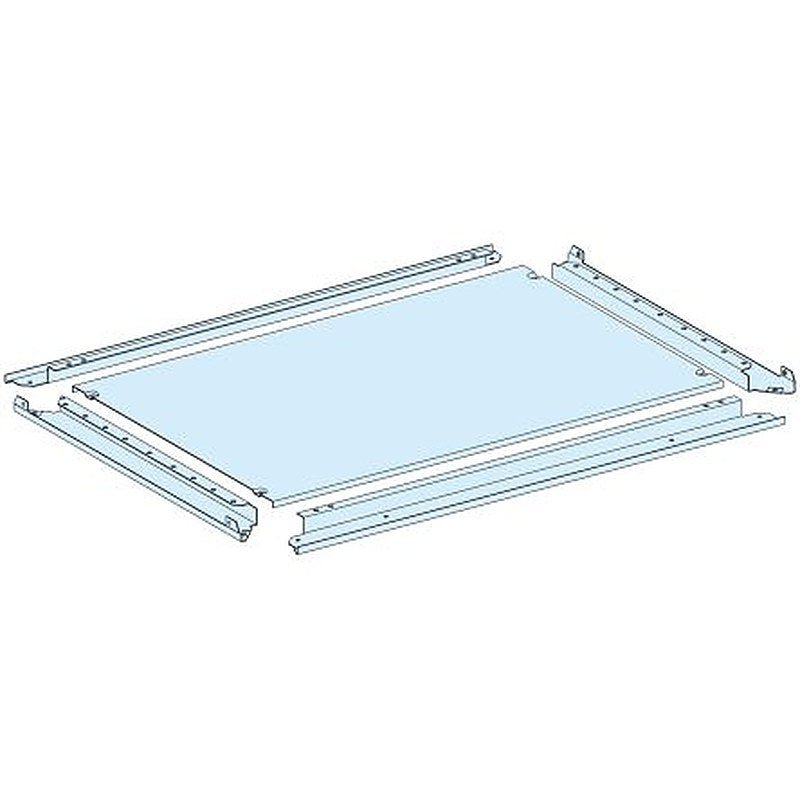 Schneider Electric LVS08 Series Sheet Steel Black RAL 9003 Plain, 600 mm H, 800mm W, 600 mm D, 600 mm L for Use with
