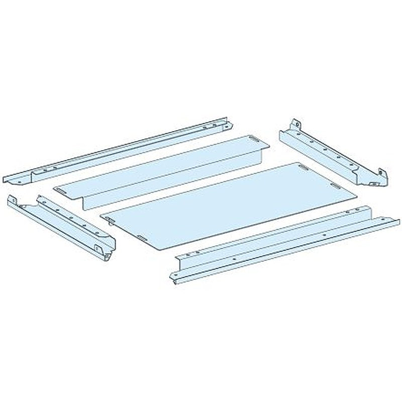 Schneider Electric Sheet Steel Matt Textured Gland Plate Front and Rear Horizontal Partition, 800mm W for Use with