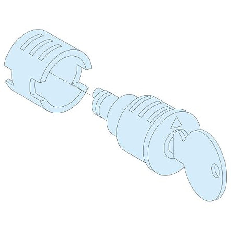 Schneider Electric PrismaSeT Series Barrel Lock for Use with IP55 Enclosure