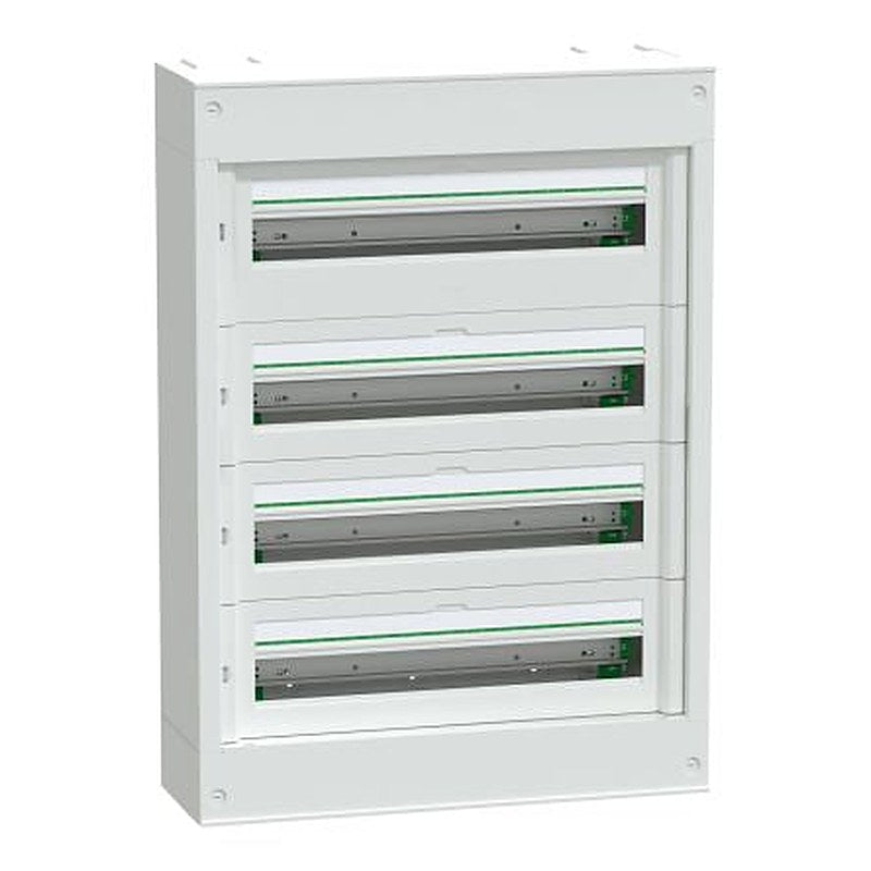 Schneider Electric White Plastic PrismaSeT S Control Station Enclosure - 4 Hole