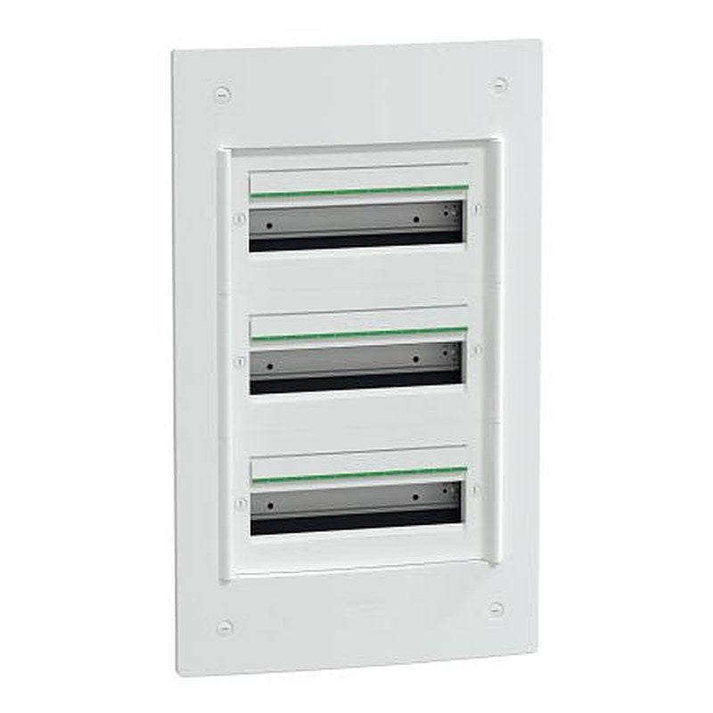 Schneider Electric White Plastic PrismaSeT XS Control Station Enclosure - 3 Hole