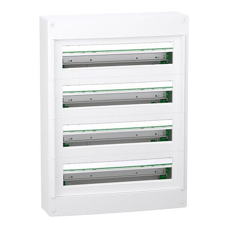 Schneider Electric White Plastic PrismaSeT XS Control Station Enclosure - 4 Hole