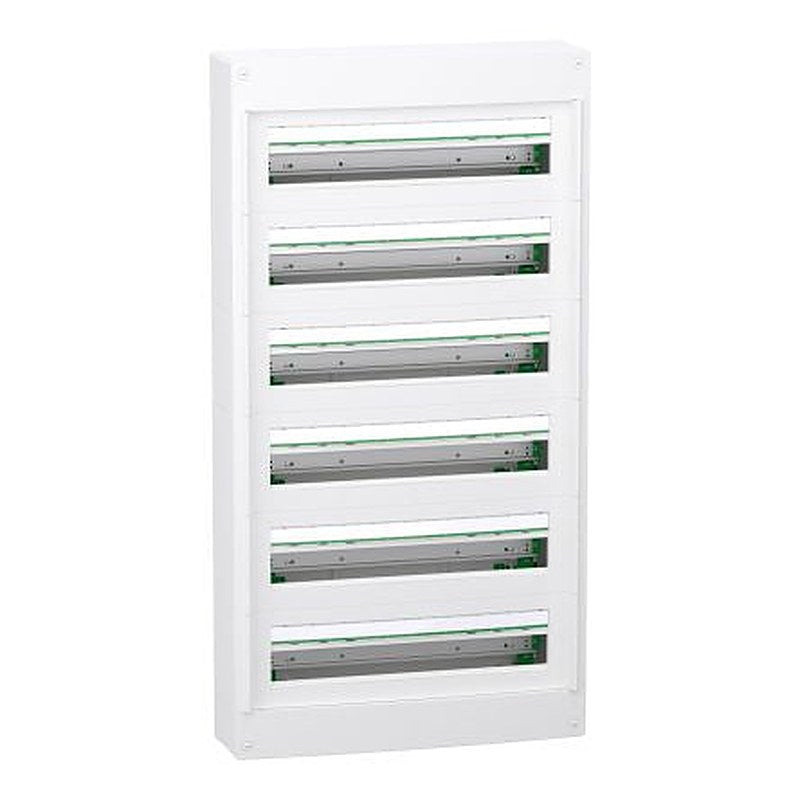 Schneider Electric White Plastic PrismaSeT XS Control Station Enclosure - 6 Hole