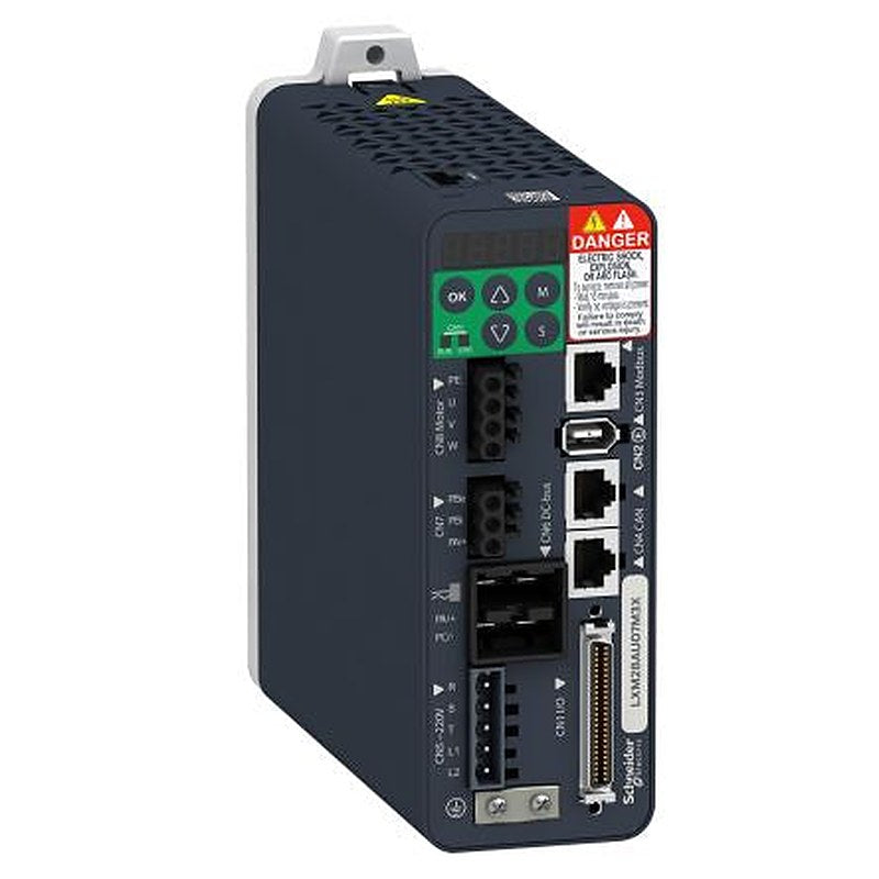 Schneider Electric 100 W Servo Drive, 3 Phase, 1.2A, Encoder Feedback, Motion Function