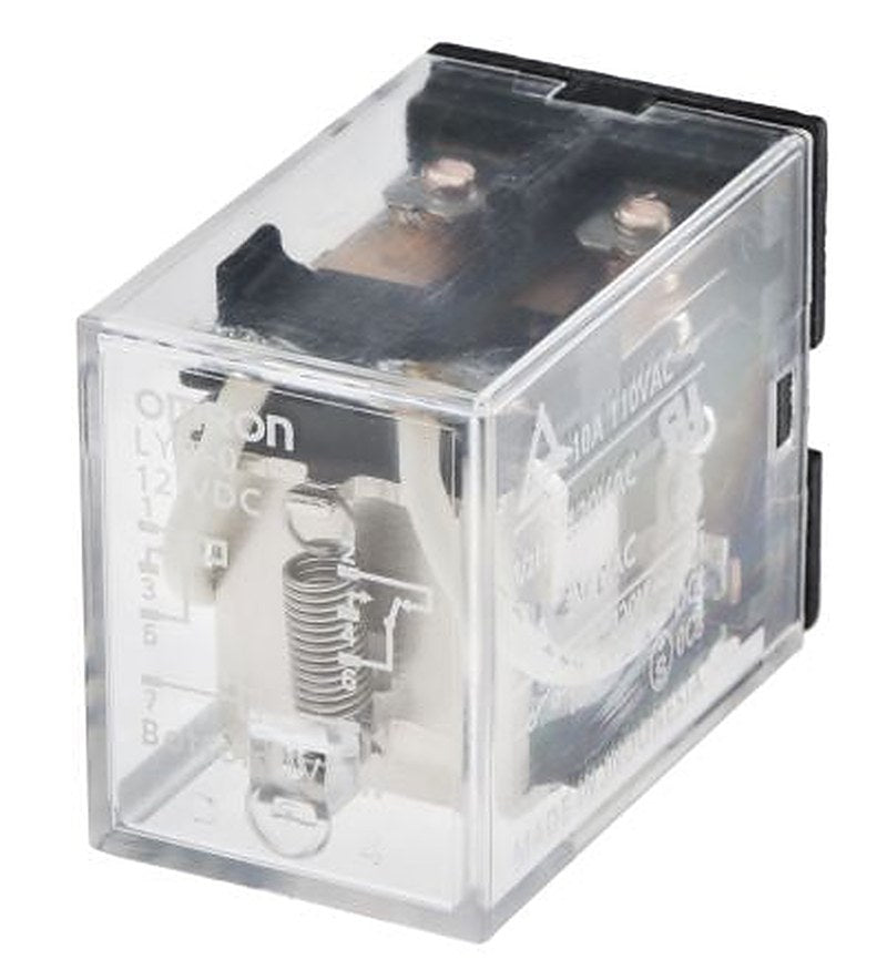 Omron PCB Power Relay, 12V dc Coil, 10A Switching Current, DPDT