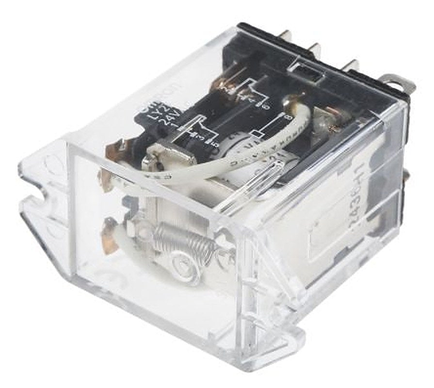 Omron Surface Power Relay, 24V ac Coil, 10A Switching Current, DPDT