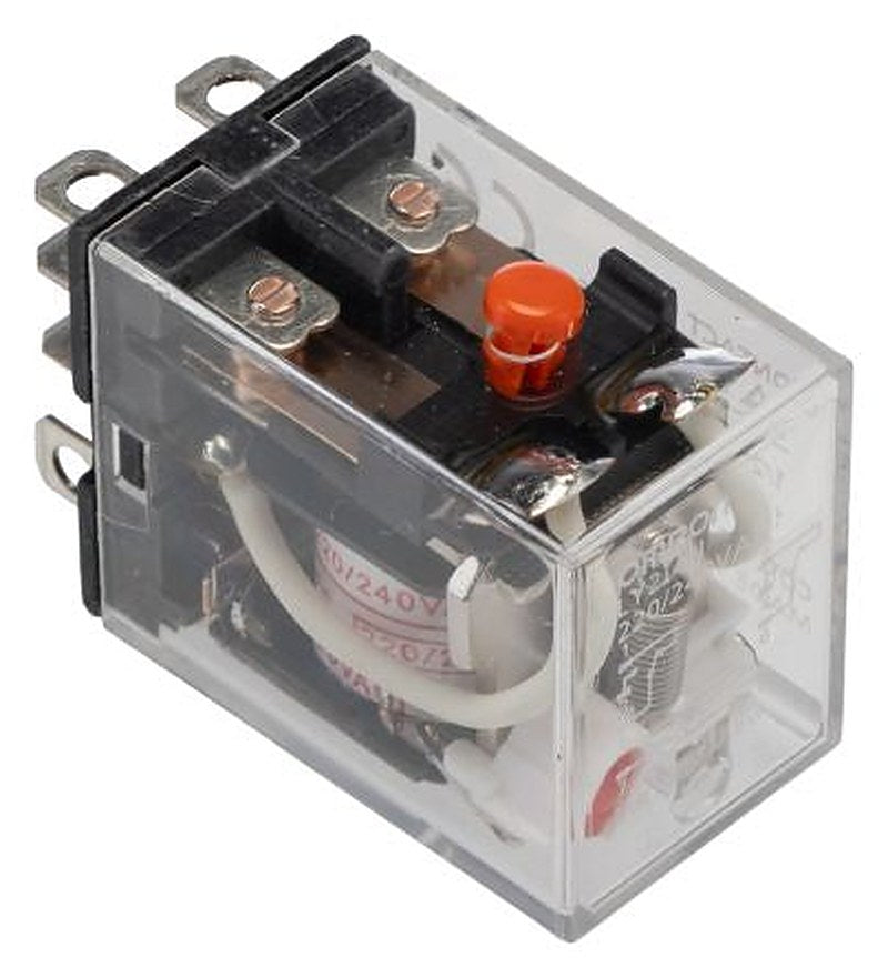 Omron Relay, 220V ac, 240 V ac Coil, 10A Switching Current, DPDT