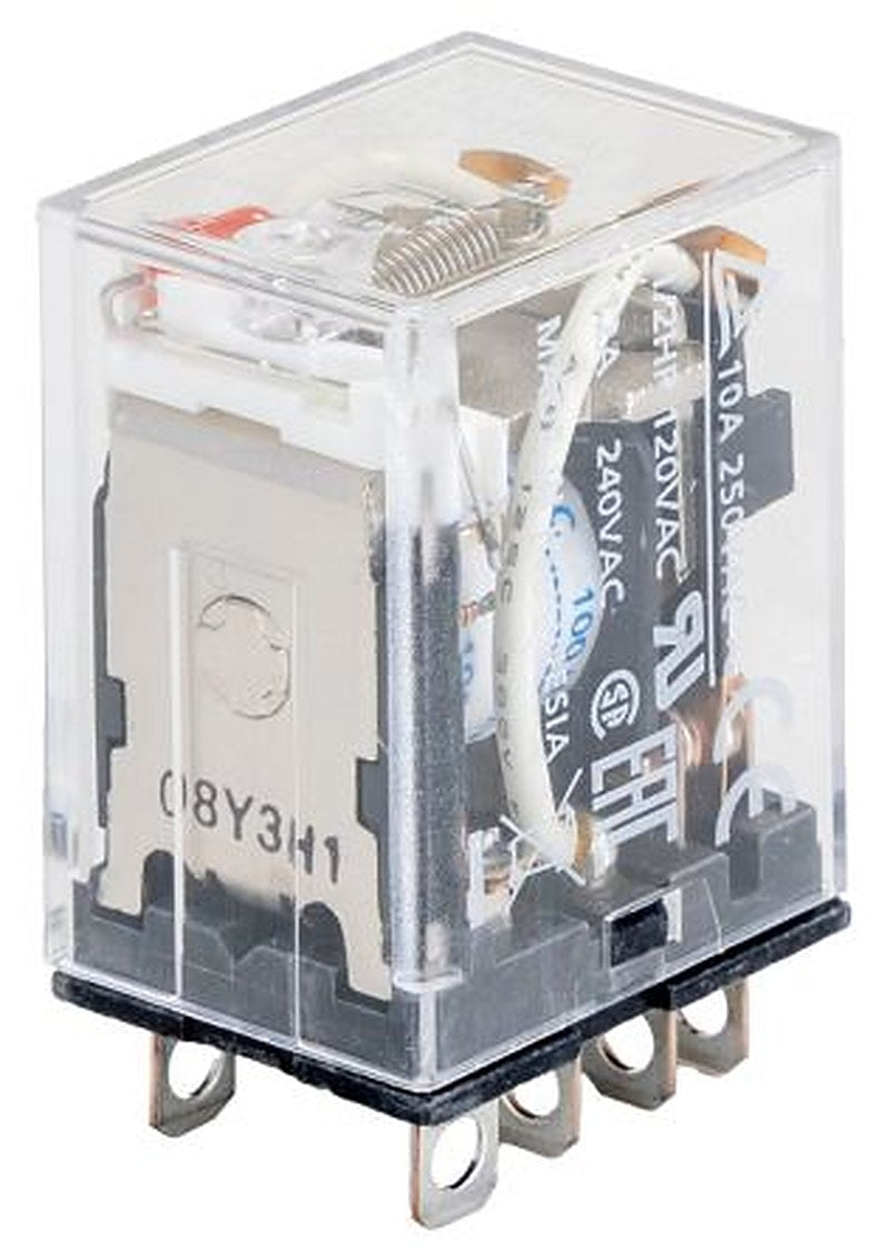 Omron Power Relay, 110V ac Coil, 10A Switching Current, DPDT