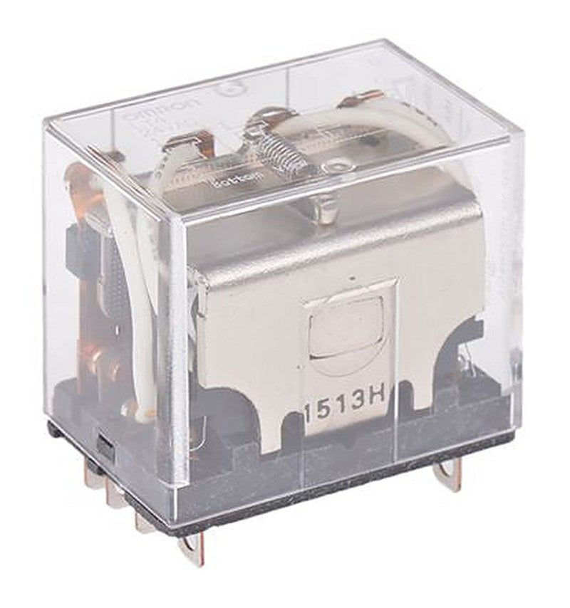Omron Power Relay, 24V ac Coil, 10A Switching Current, 4PDT
