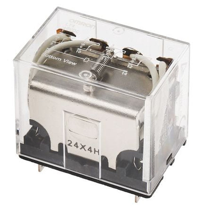 Omron PCB Power Relay, 48V dc Coil, 10A Switching Current, 4PDT