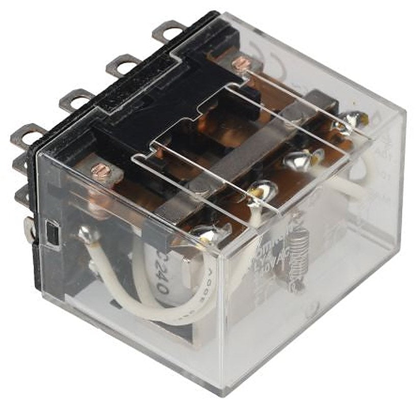 Omron Power Relay, 240V ac Coil, 10A Switching Current, 4PDT
