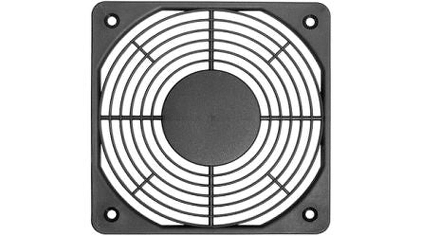 ebm-papst LZ30P Series Plastic Finger Guard for 119 x 119 mm Fans, 104.8 mm Hole Spacing 127 mm 127mm, 6.5 mm