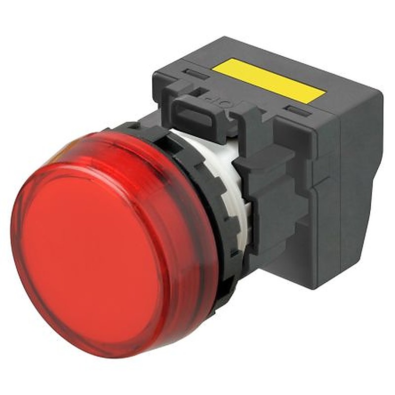 Omron M22N Series Red Indicator Pilot Light, 240V, Crimp Termination, IP66