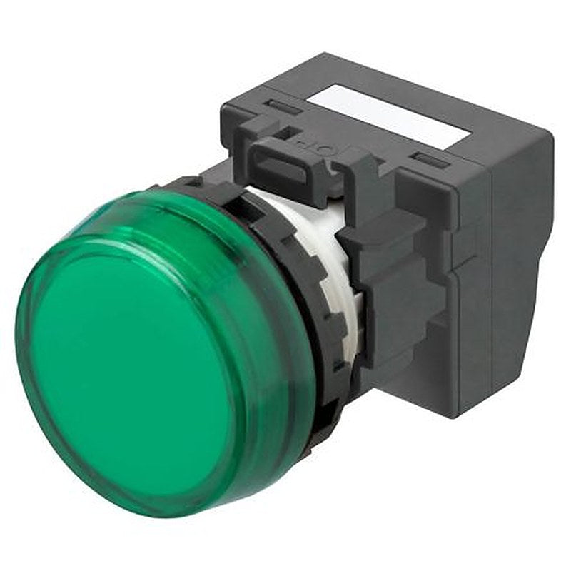 Omron, M22N White LED Indicator Pilot Light, 22.3 mm Cutout, IP66, 240V