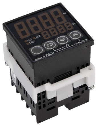 Omron E5CB Panel Mount Controller 2 Input, 3 Output Relay 24V ac/dc 2-PID Controller, PID, On-Off